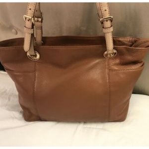 Michael Kors Soft Napa Brown Leather Tote